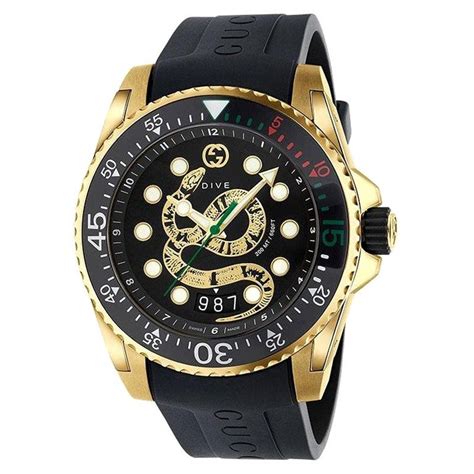 gucci dive snake watch|gucci snake watch men's.